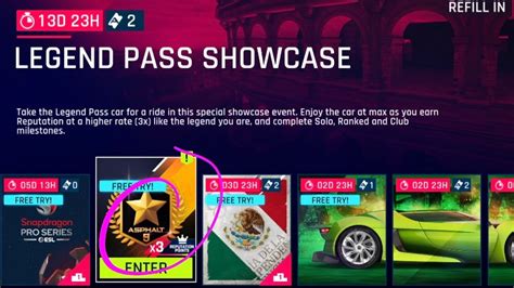 Asphalt 9 Legend Pass Showcase Free Try Max Rank Ferrari Monza