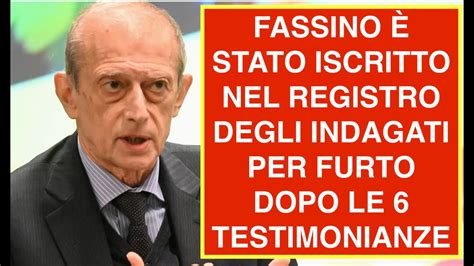 Fassino Stato Iscritto Nel Registro Degli Indagati Per Furto Dopo Le