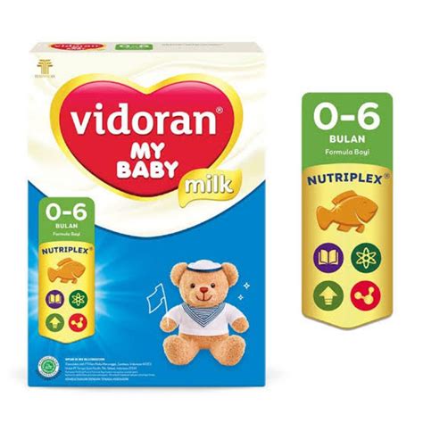 Jual Susu Bayi Vidoran My Baby Nutriplex Bulan Gr Shopee Indonesia