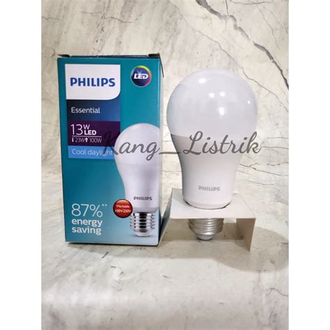 Led Philips Essential 13W Philips Essential LED Bulb 13W Lazada