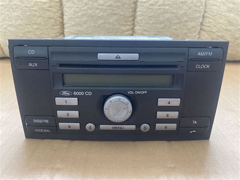 Radio Cd Player Ford Fiesta Focus Fusion S C Aj Piatra