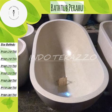 Jual Indo Terazzo Bak Kamar Mandi Minimalis Bathtub Teraso Marmer P