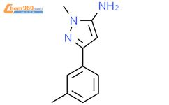 1 甲基 3 间甲苯吡唑 5 胺 1 methyl 3 m tolyl 1H pyrazol 5 amine 1017665 60 9 乐