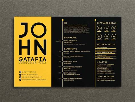 20 Visual Resume Examples And Templates To Download