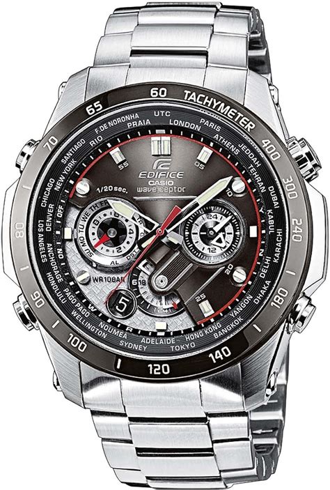 Casio Funkuhren Herren Armbanduhr Funk Solar Kollektion Chronograph