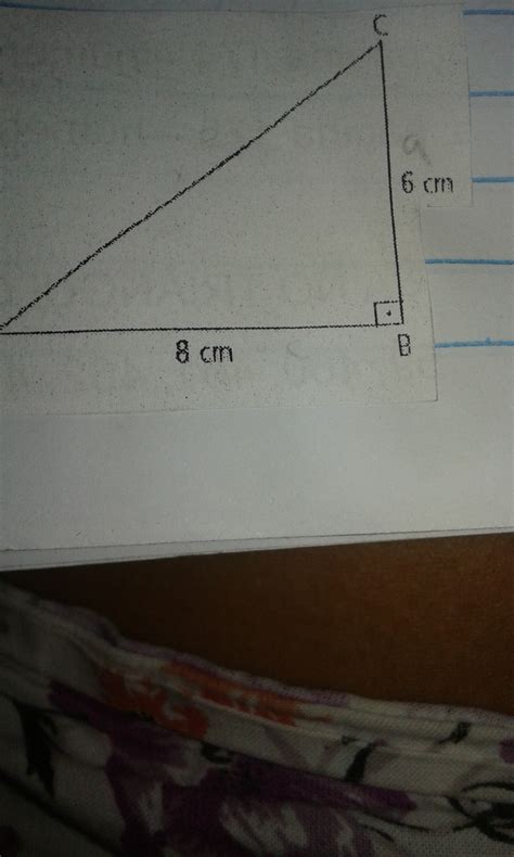 Observe O Tri Ngulo Ao Lado E Determine A A Medida Do Lado Ac B A