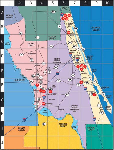 Map Of Volusia County Florida - Maping Resources