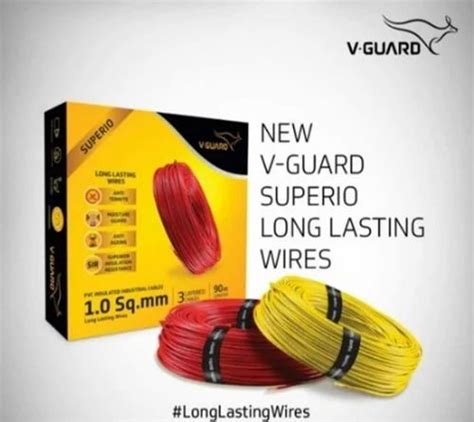 90m V Guard Pvc Insulated Wires 1 Sqmm At Rs 1200roll In Salem Id