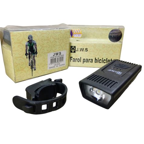 Lanterna Farol Bike Bicicleta Recarregável Usb Jws WS 8205 Promoção