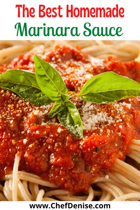 The Best Authentic Italian Marinara Sauce From Scratch — Chef Denise