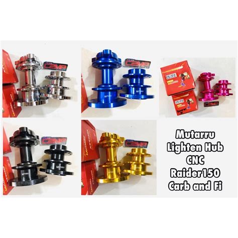 Mutarru Lighten Hub Cnc Raider Carb Raider Fi Shopee Philippines