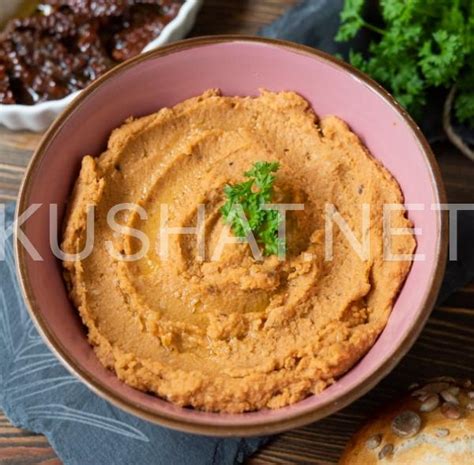 Хумус с вялеными помидорами. Пошаговый рецепт с фото | Кушать нет