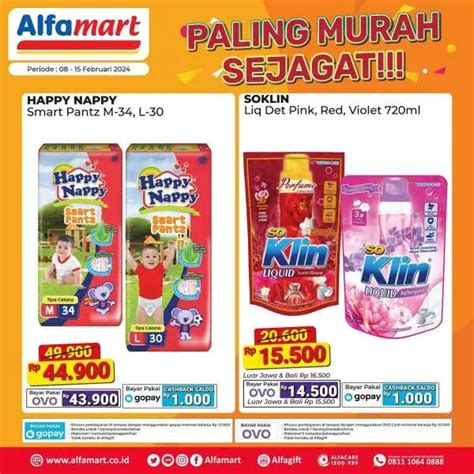 Promo Alfamart Paling Murah Sejagat Februari Aneka Produk