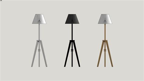 Ikea Lauters Floor Lamp 3d Model