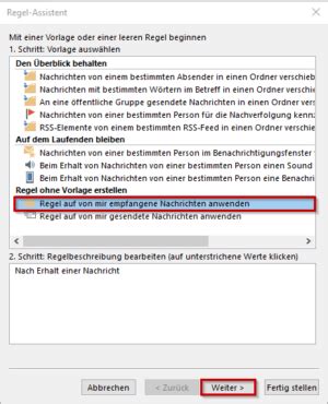 Outlook E Mails Automatisch Weiterleiten Office Lernen