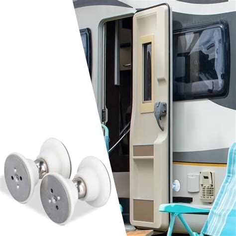 2 Pz Fermaporta Magnetico Per Porta Camper Esterno 2 Modi