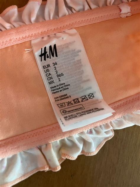 H M Two Piece Bikini Set Women S Fashion Swimwear Bikinis Swimsuits On Carousell