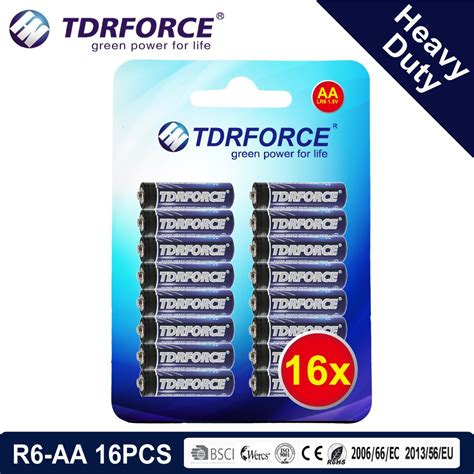 15v R6p Aa Size Carbon Zinc Battery Heavy Duty Battery R6 Aa 16pcs Battery And Zinc Battery