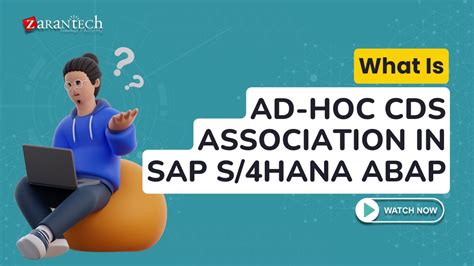 What Is AD HOC CDS Association In SAP S 4HANA ABAP ZaranTech YouTube