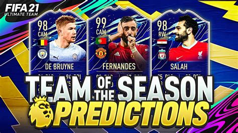 Fifa 21 Premier League Tots Predictions Epl Team Of The Season