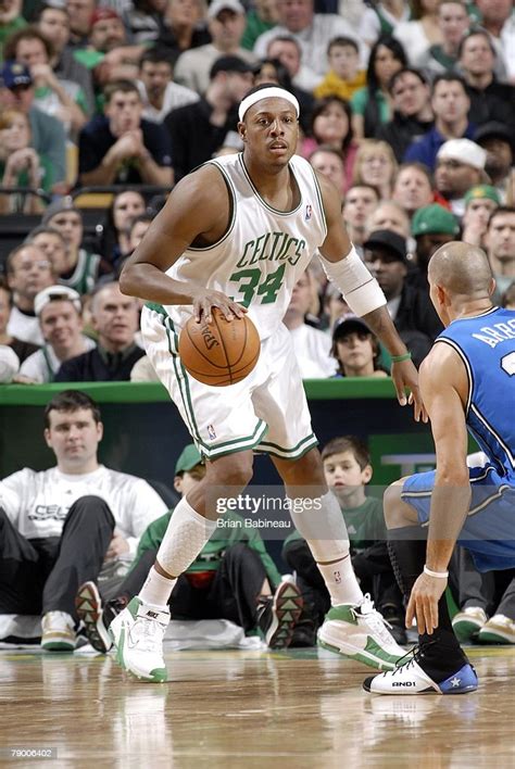 Paul Pierce Of The Boston Celtics Drives To The Hoop Against The