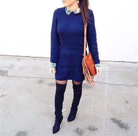 Black Jumper Dress Outfit Ideas 15 Sweater Dress Ideas For Women To Try In Winter · Inspired