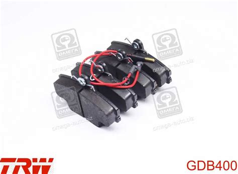 GDB400 TRW колодки тормозные передние дисковые