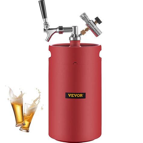 Buy VEVOR Growler Tap System 270 Oz Mini Keg 8L Pressurized Growler