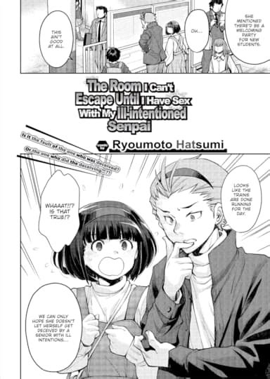 The Room I Can T Escape Until I Have Sex With My Ill Intentioned Senpai Hentai By Ryoumoto