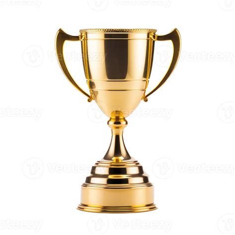 gold trophy cup on transparent background 47457065 PNG