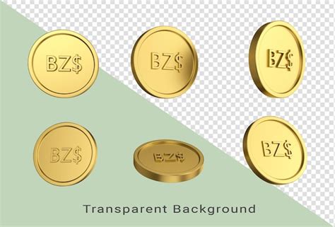 Ilustraci N D Juego De Monedas De Oro En D Lares De Belice En