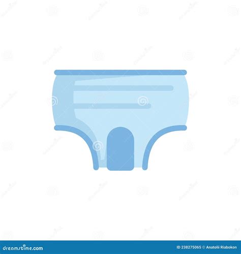 Smell Diaper Icon Flat Isolated Vector Stock Vector Illustration Of