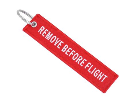 Remove before flight keychain - AIRLIVE