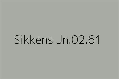 Sikkens Jn Color Hex Code