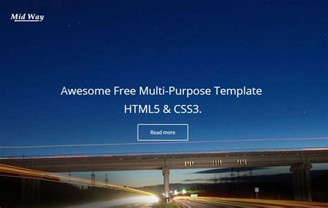 Best Free HTML5 Website Template for Multi-Purpose - WebThemez