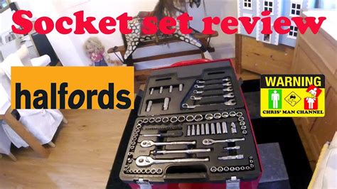 Halfords Advanced Socket Set Review Youtube