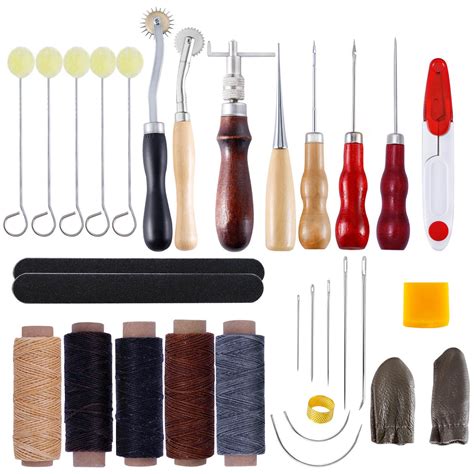 Lot d outils de couture en cuir lot de 30 piè Grandado