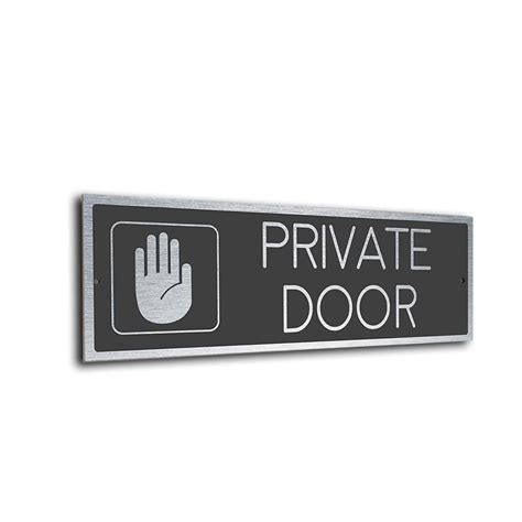 Private Door Door Sign | Private Door signs | Modern Door Plaque