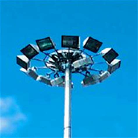 Outdoor W Led Stadium Industrial Lighting High Mast Light Pole