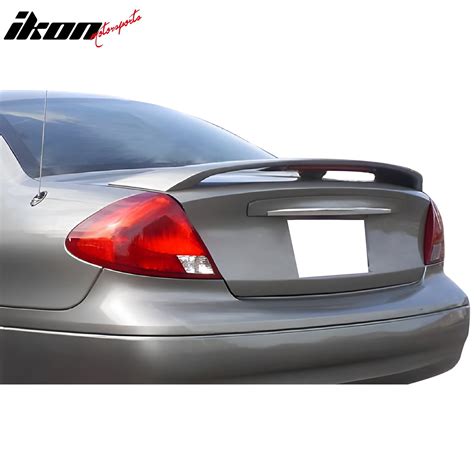 Ikon Motorsports Trunk Spoiler Compatible With 2000 2007 Ford Taurus