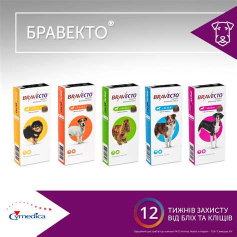 Бравекто® у формі жувальної таблетки отримала нову упаковку ⋆ Симедіка.УА