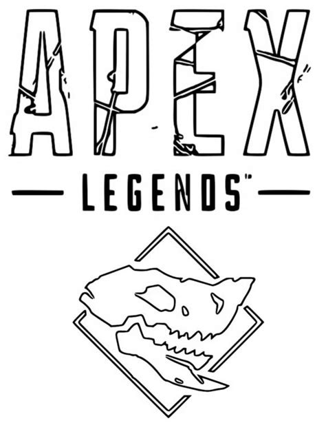 Coloring Page Apex Legends Apex Legends