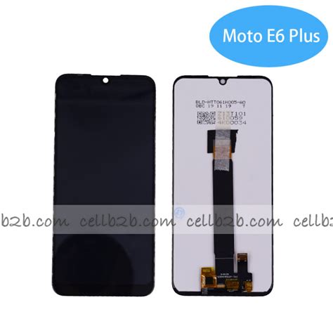 Original Pantalla Moto E6 Plus Negra Completa LCD Táctil CELLB2B