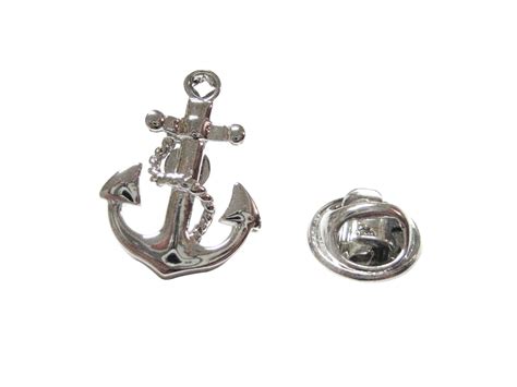 Detailed Nautical Boat Anchor Lapel Pin Kiola Designs