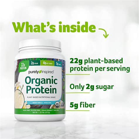 Purely Inspired Organic Protein Plant Based Nutritional Shake Lbs