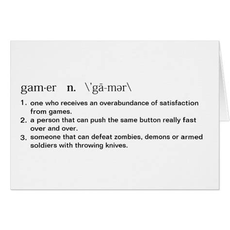 Gamer Definition | Zazzle.com