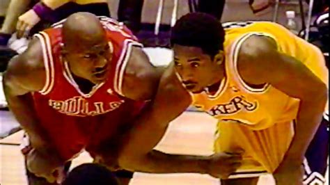 Los Angeles Lakers Vs Chicago Bulls Kobe Bryant Vs Michael