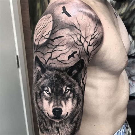 Lbumes Foto Tatuaje De Lobo En El Bosque Alta Definici N Completa