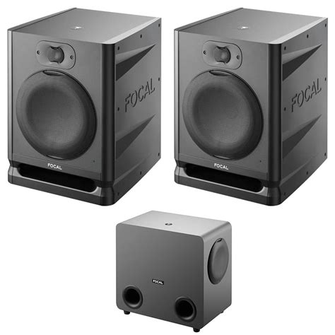 Focal Alpha 50 Evo Active 5 Monitors And Sub One Subwoofer Kit