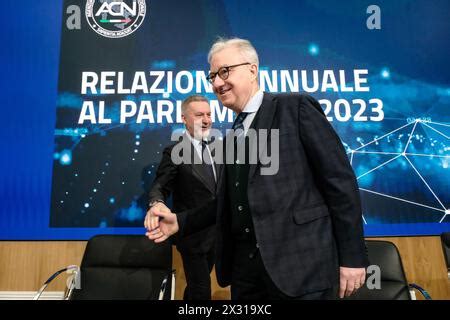 Il Presidente Copasir Lorenzo Guerini Conferenza Stampa Di